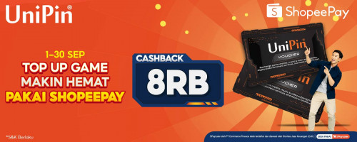 Top Up Voucher Game Pakai ShopeePay, Dapatkan Cashback 80%!